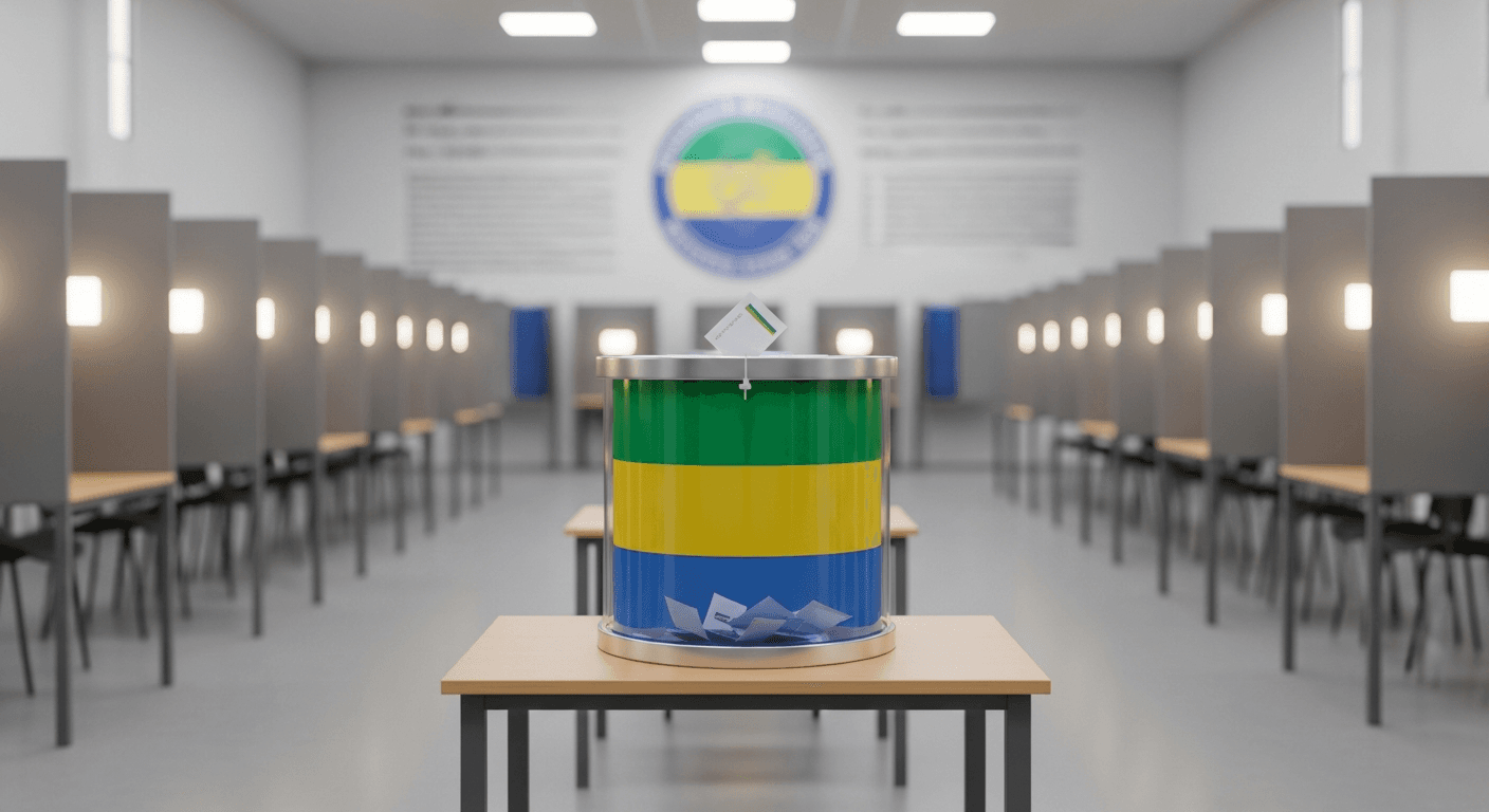Vote de la diaspora gabonaise à l'ambassade de Paris le 27 septembre 2025
