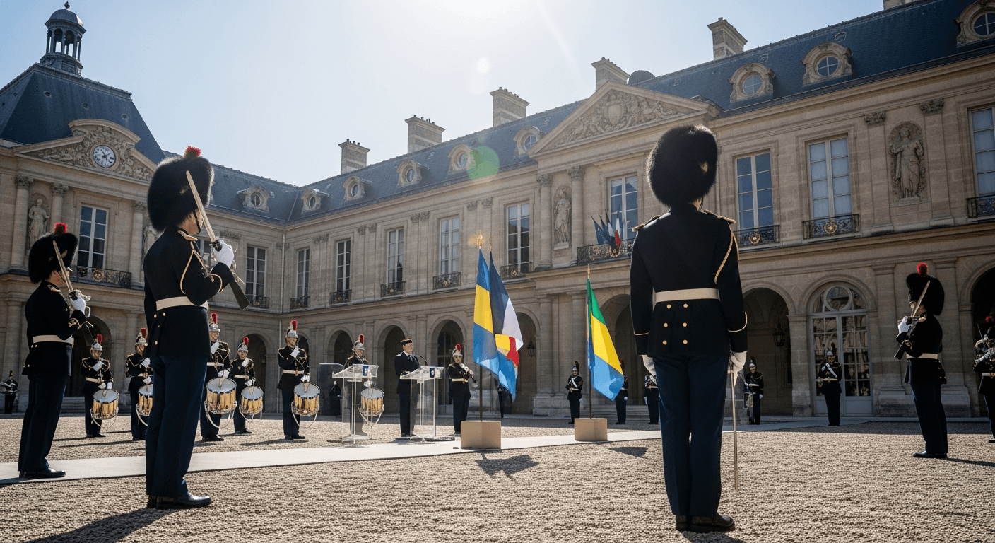 Lettres de créance : Alfred Nguia Banda accrédité auprès du président Macron