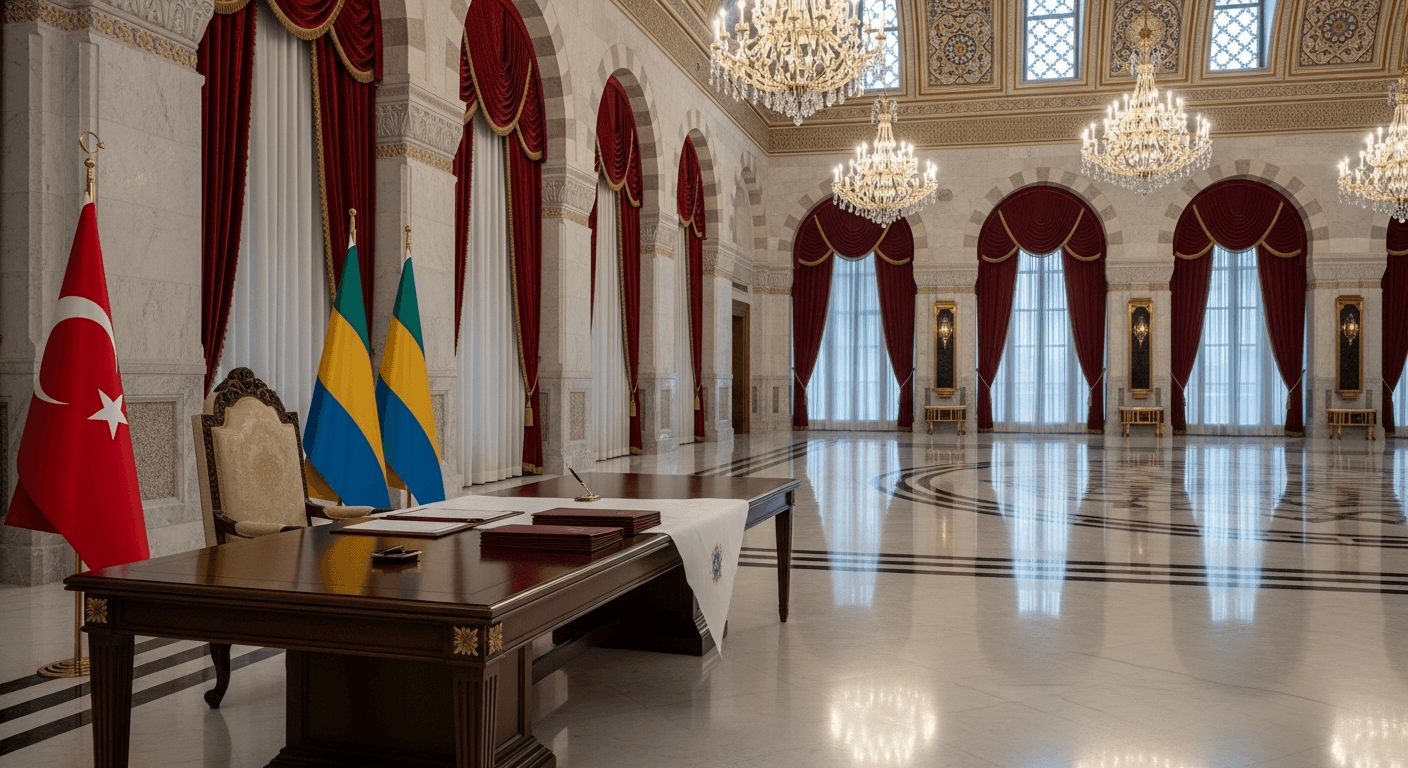 Gabon-Turquie : huit accords signés à Ankara entre Oligui Nguema et Erdogan